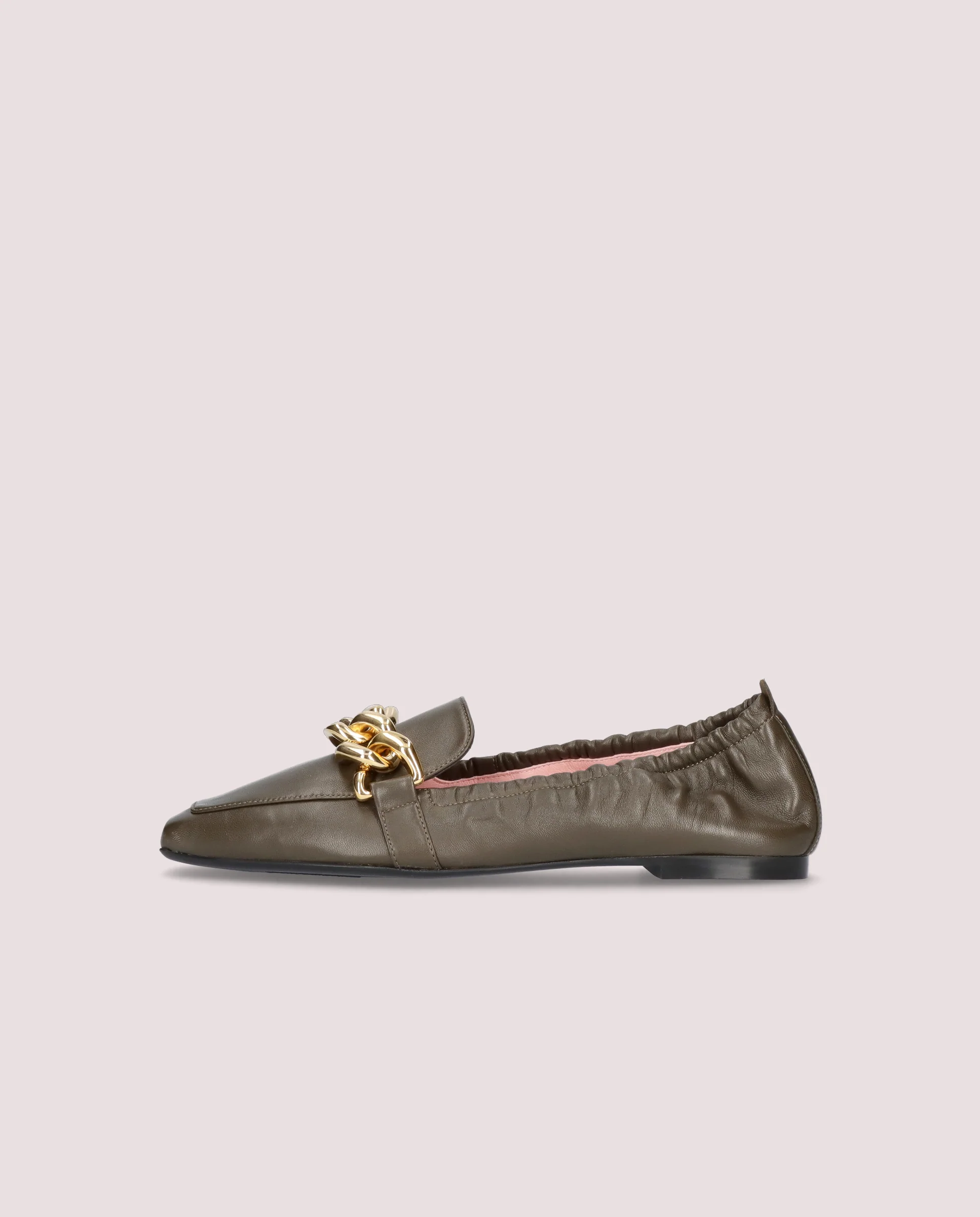 Loafers Camille Verdes Piel - Image 3