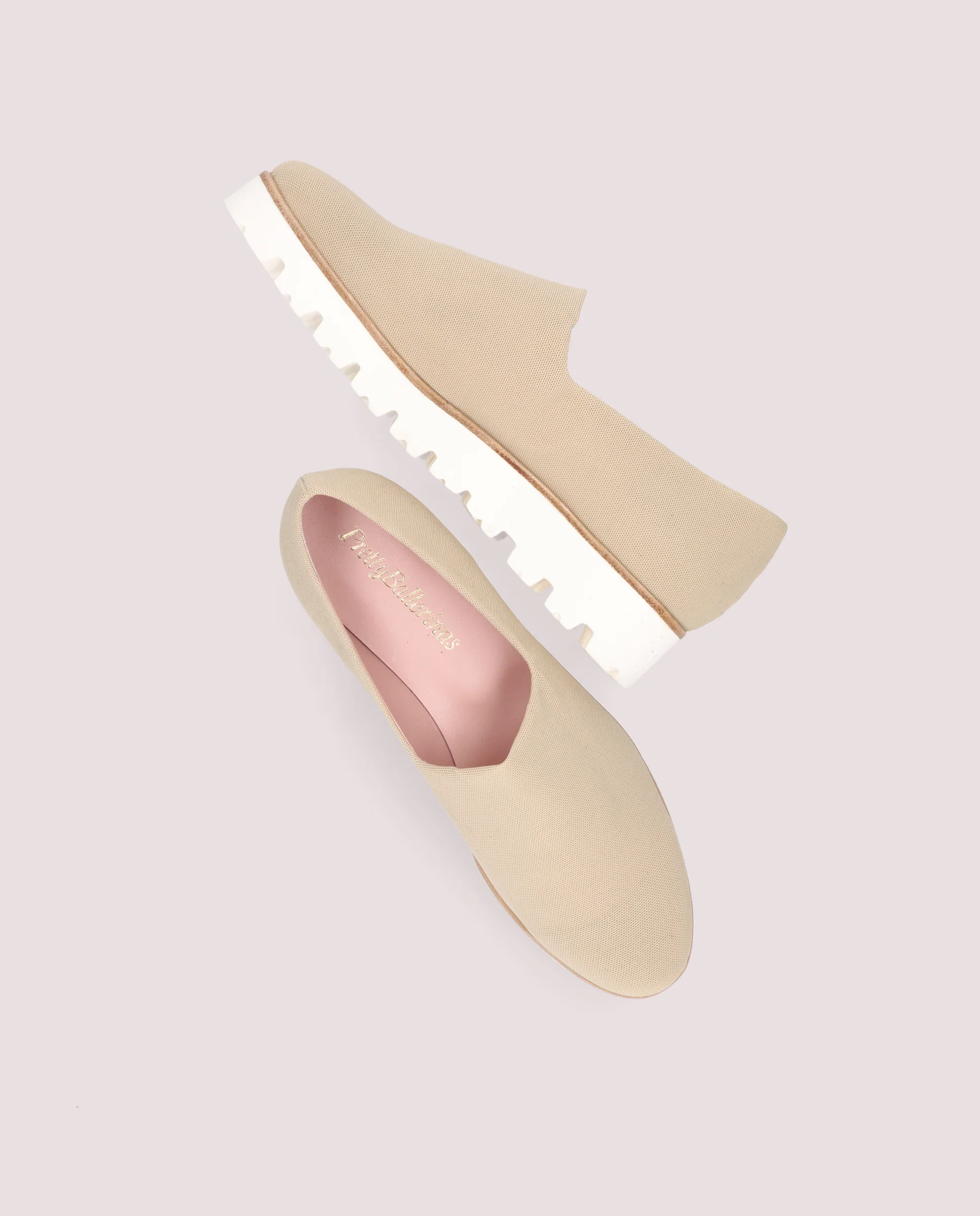 Loafers Charlize Beiges Tejidos - Image 4