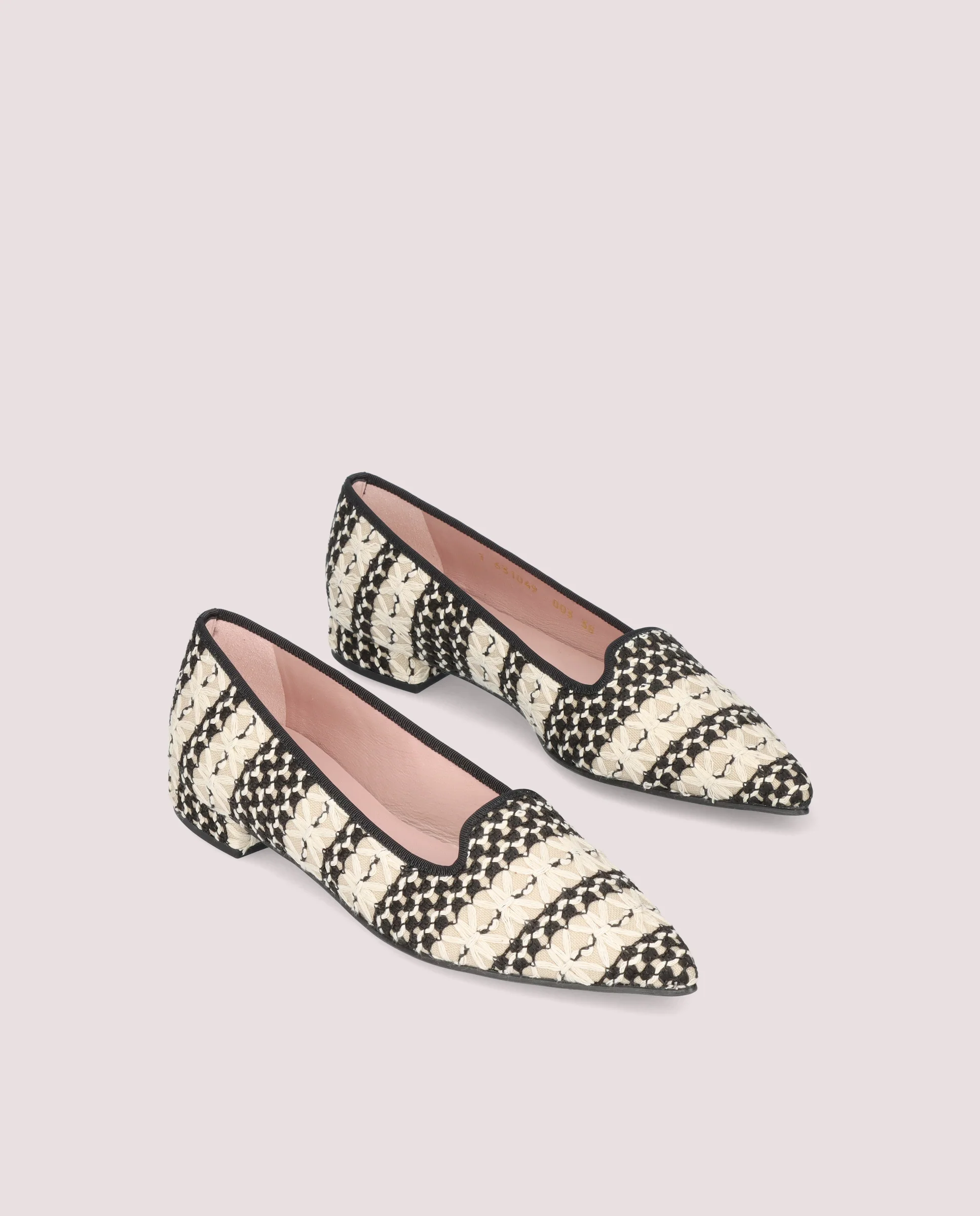 Loafers Clementine Negros Tejidos