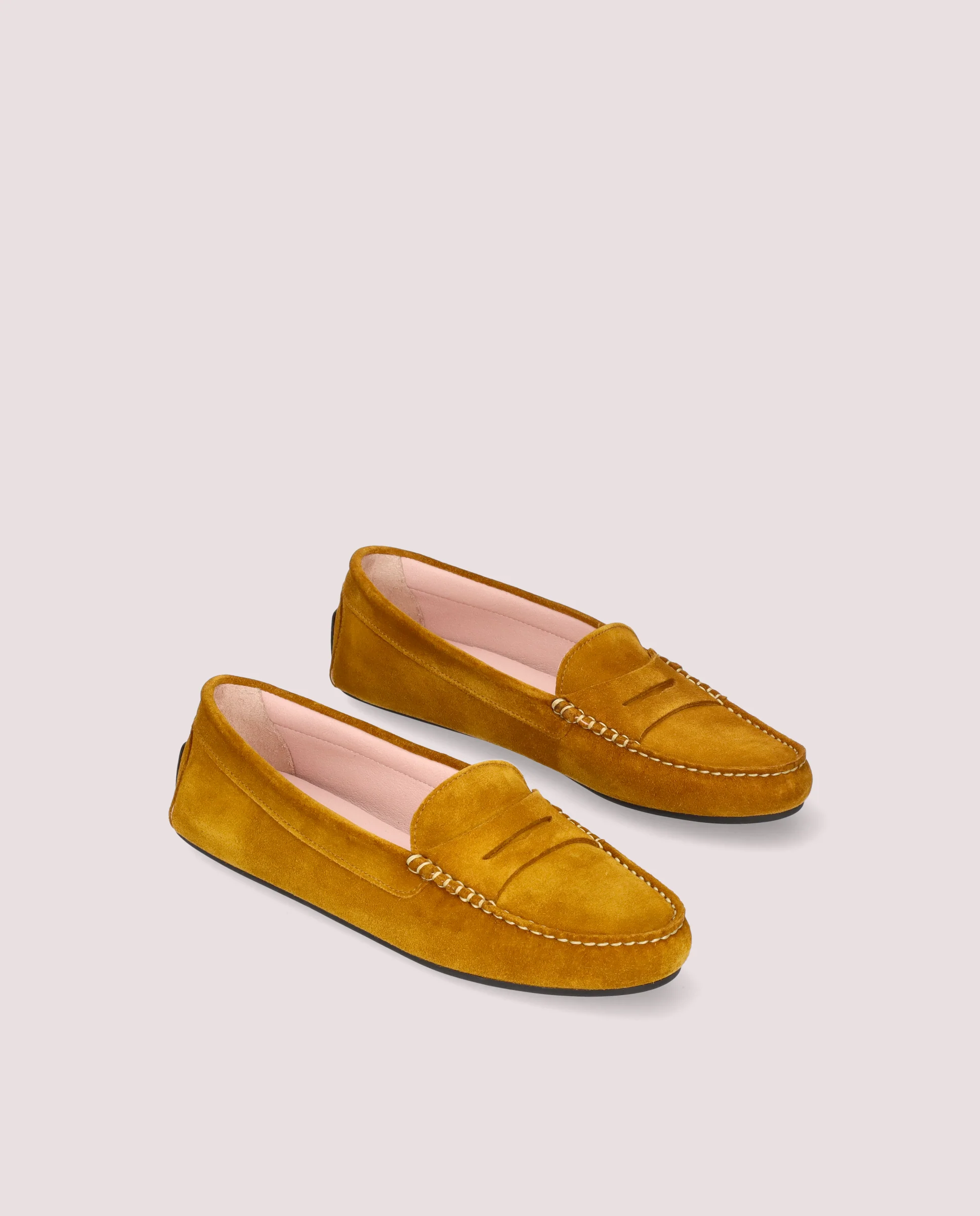Mocasines Josephine Amarillos Ante