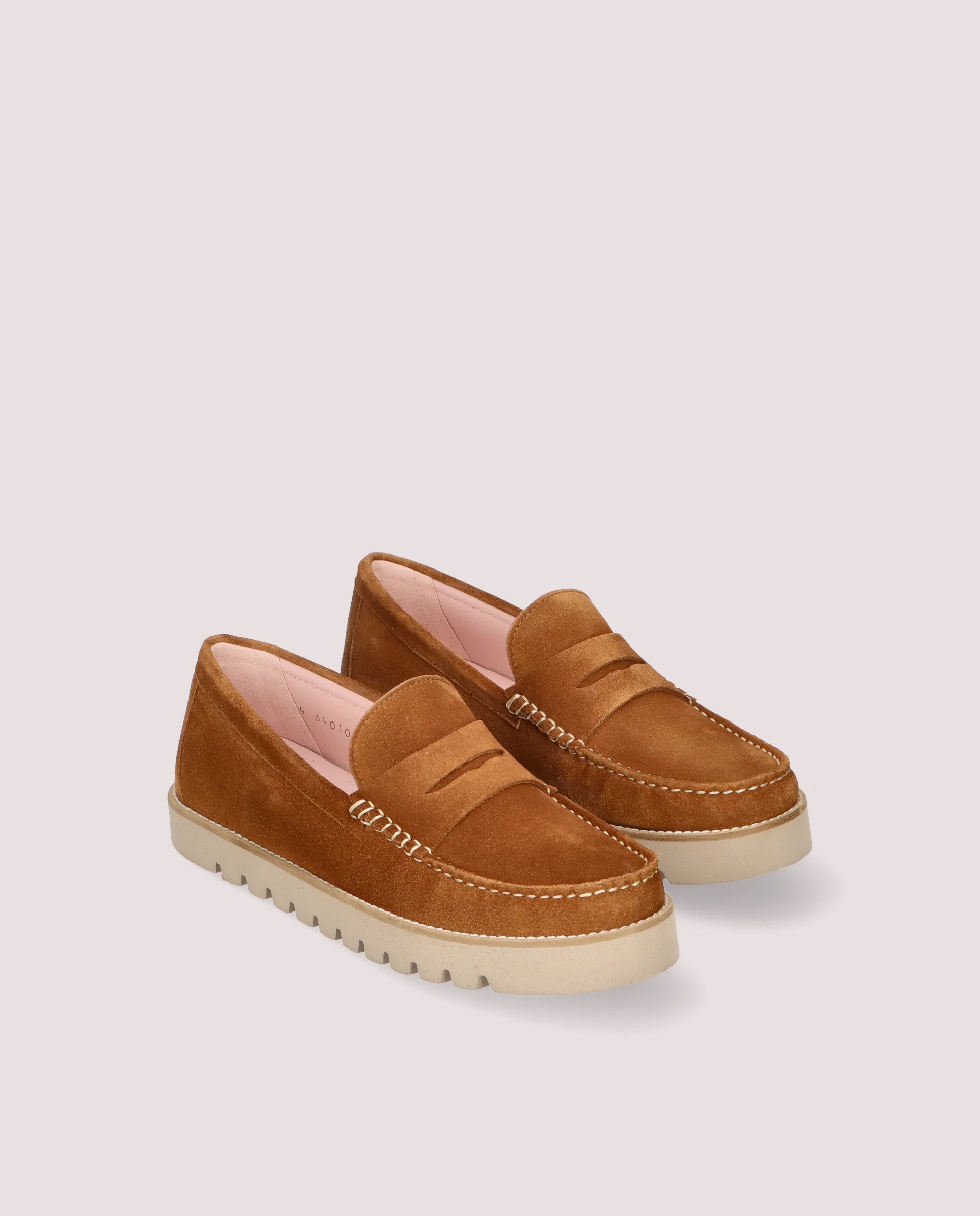 Mocasines Josephine Marrones Ante