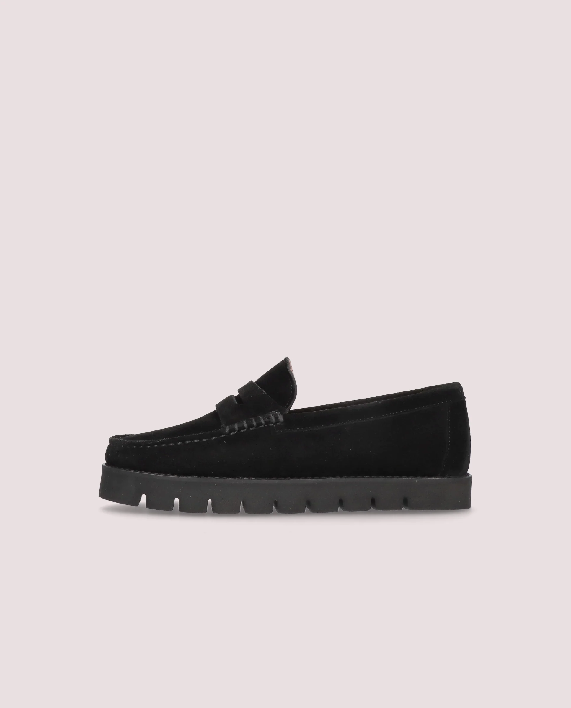 Mocasines Josephine Negros Ante - Image 3