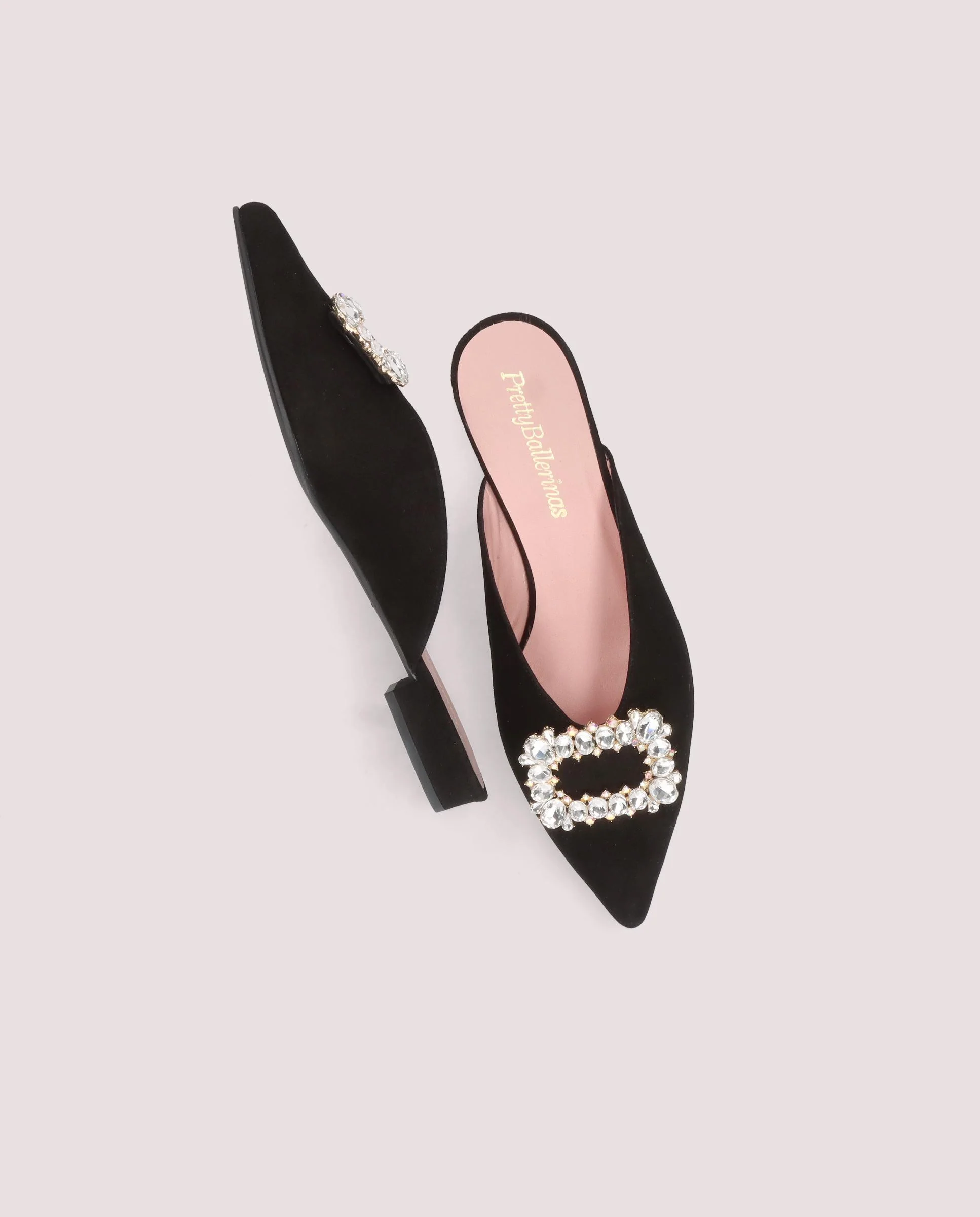 Mules Clementine Negros Ante - Image 5