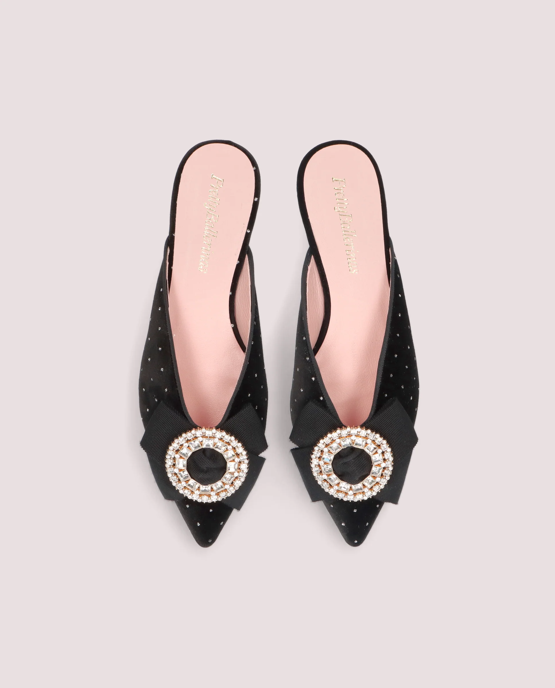Mules Ella Negros Tejidos - Image 2