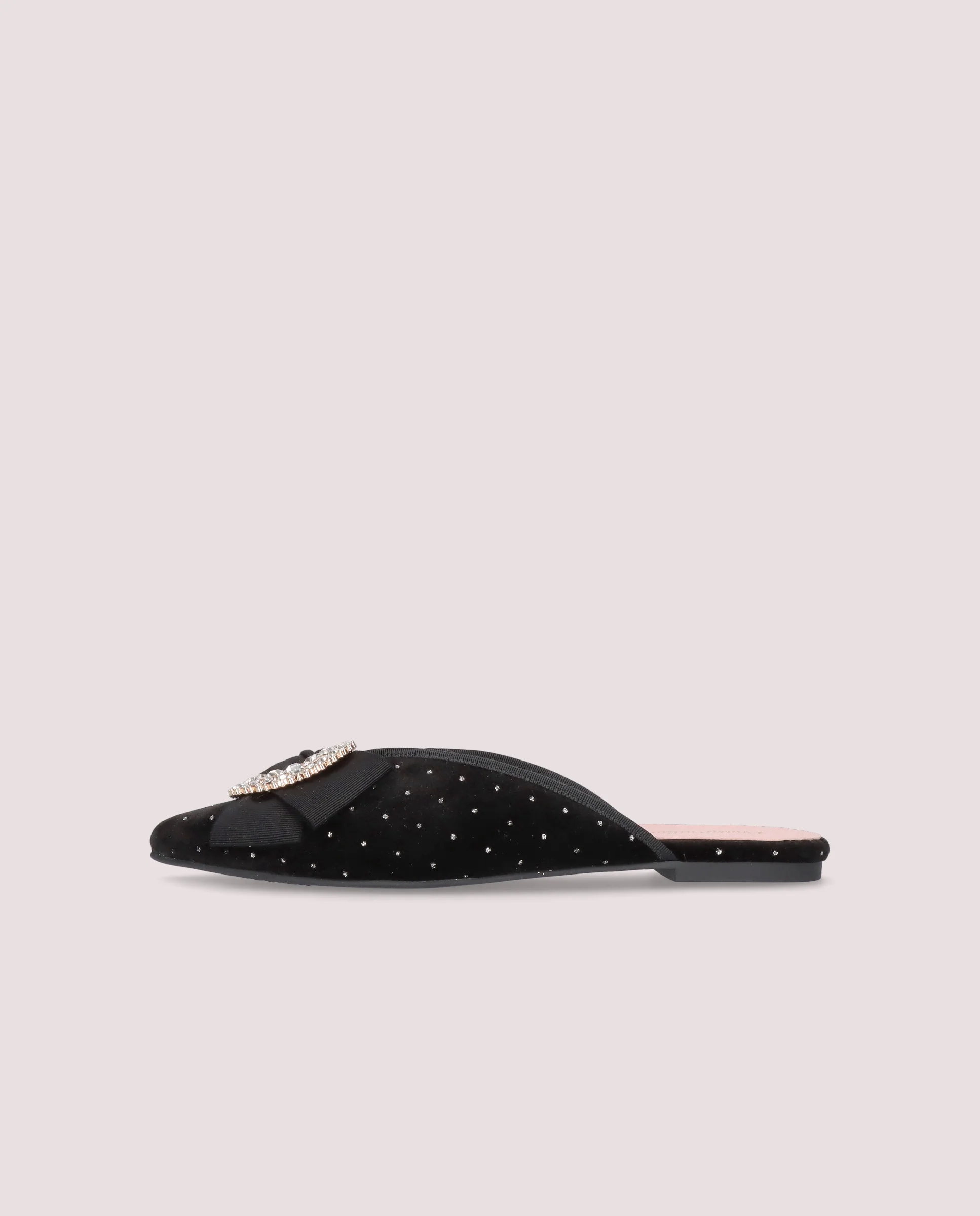 Mules Ella Negros Tejidos - Image 3