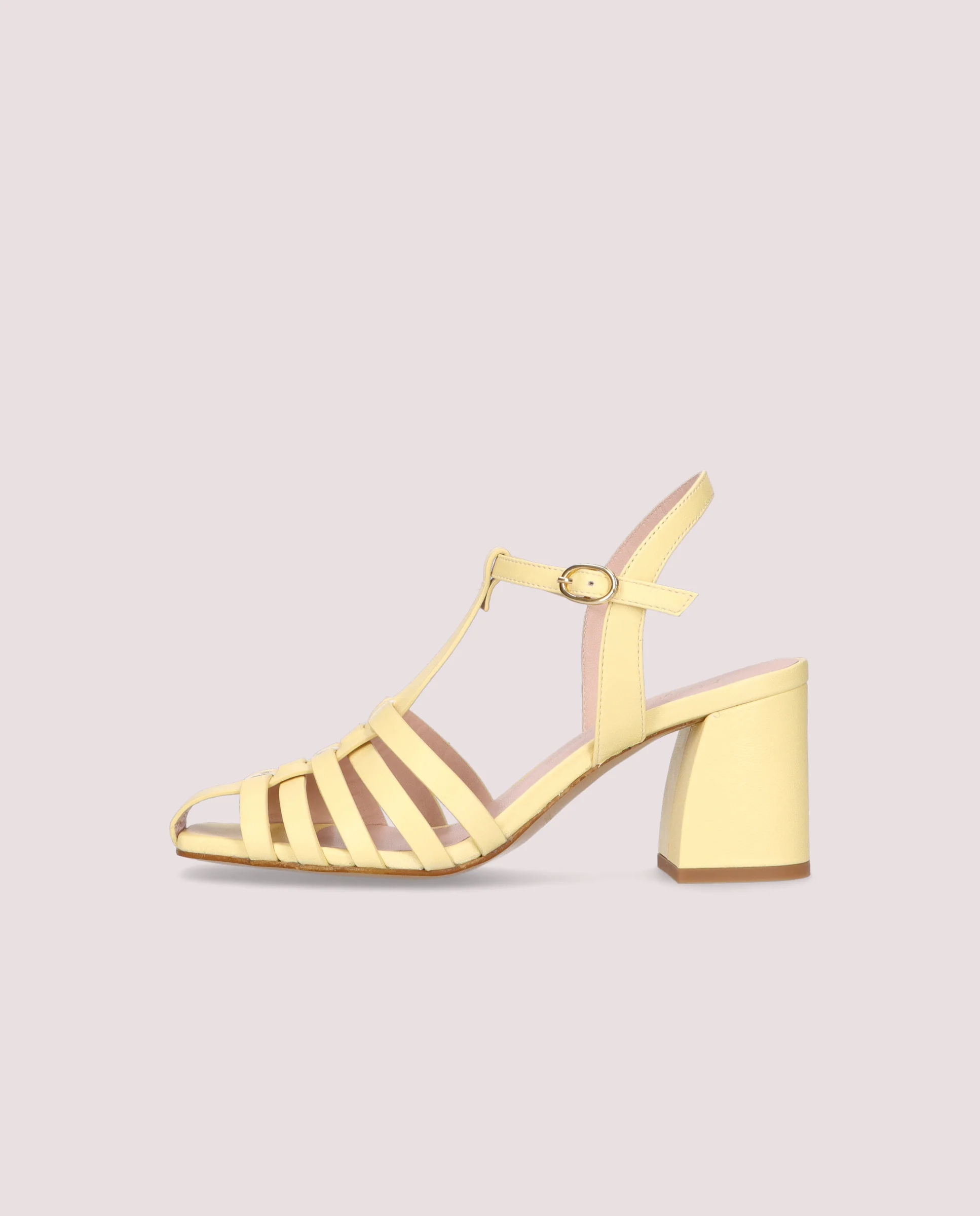 Sandalias Amanda Amarillos Piel - Image 3