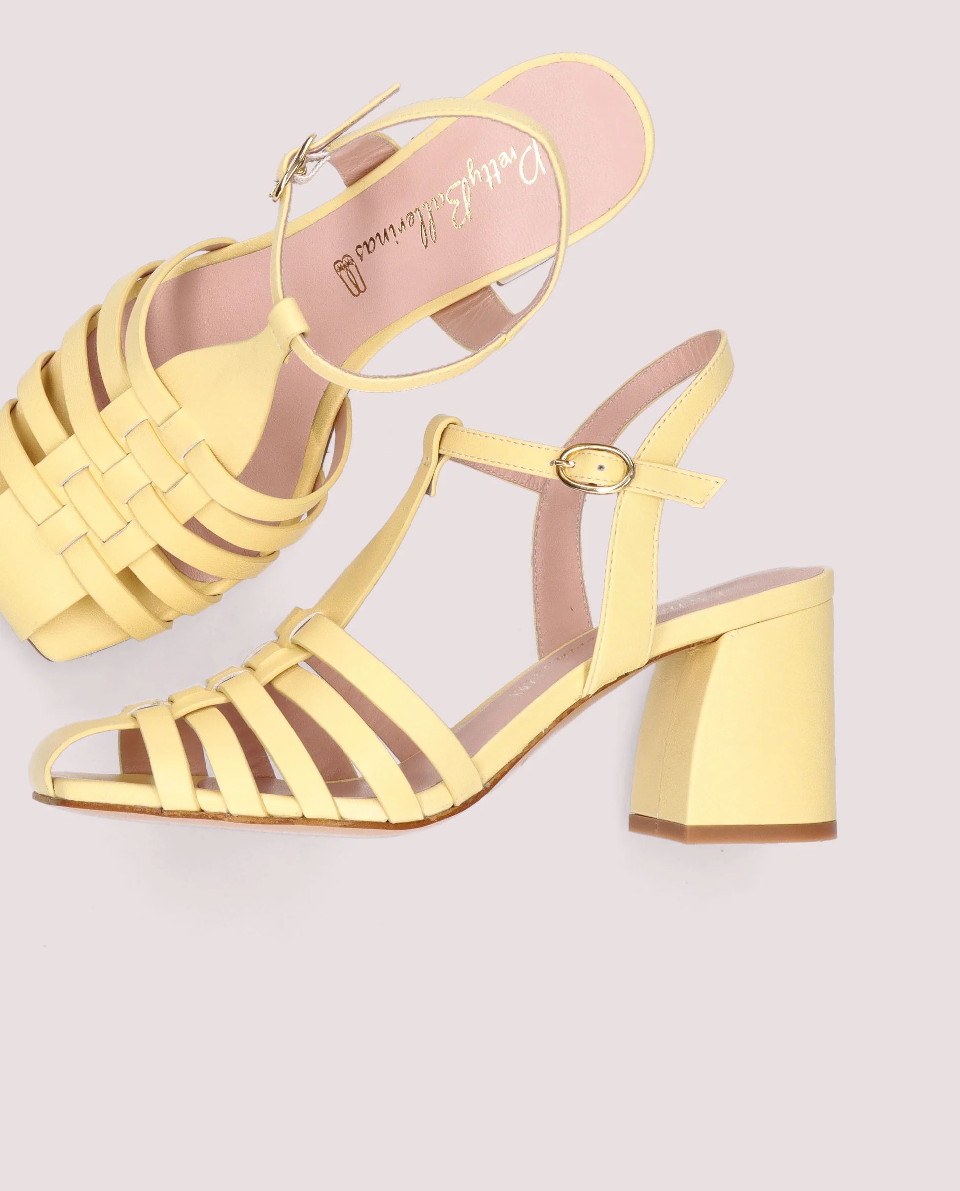 Sandalias Amanda Amarillos Piel - Image 4