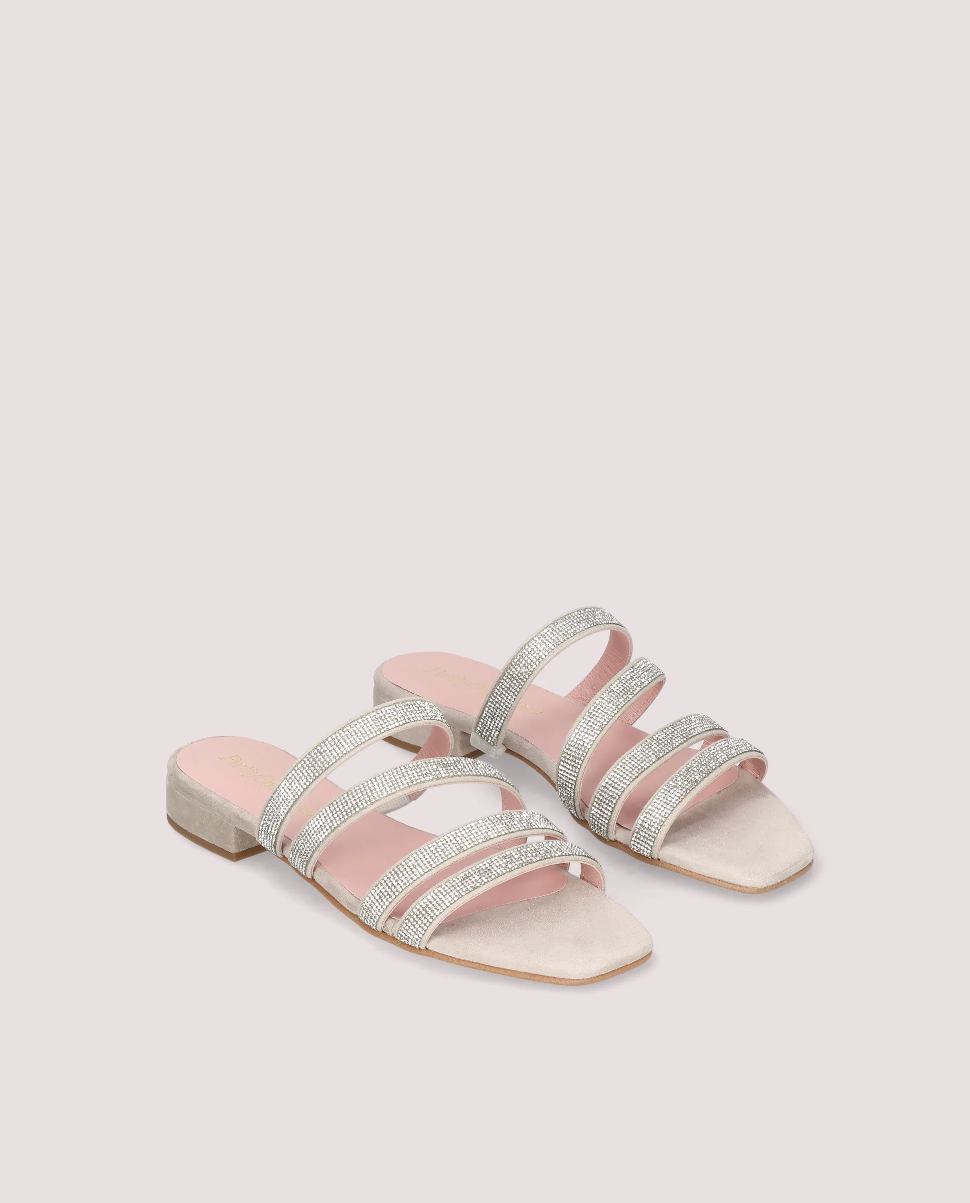 Sandalias Eva Grises Ante
