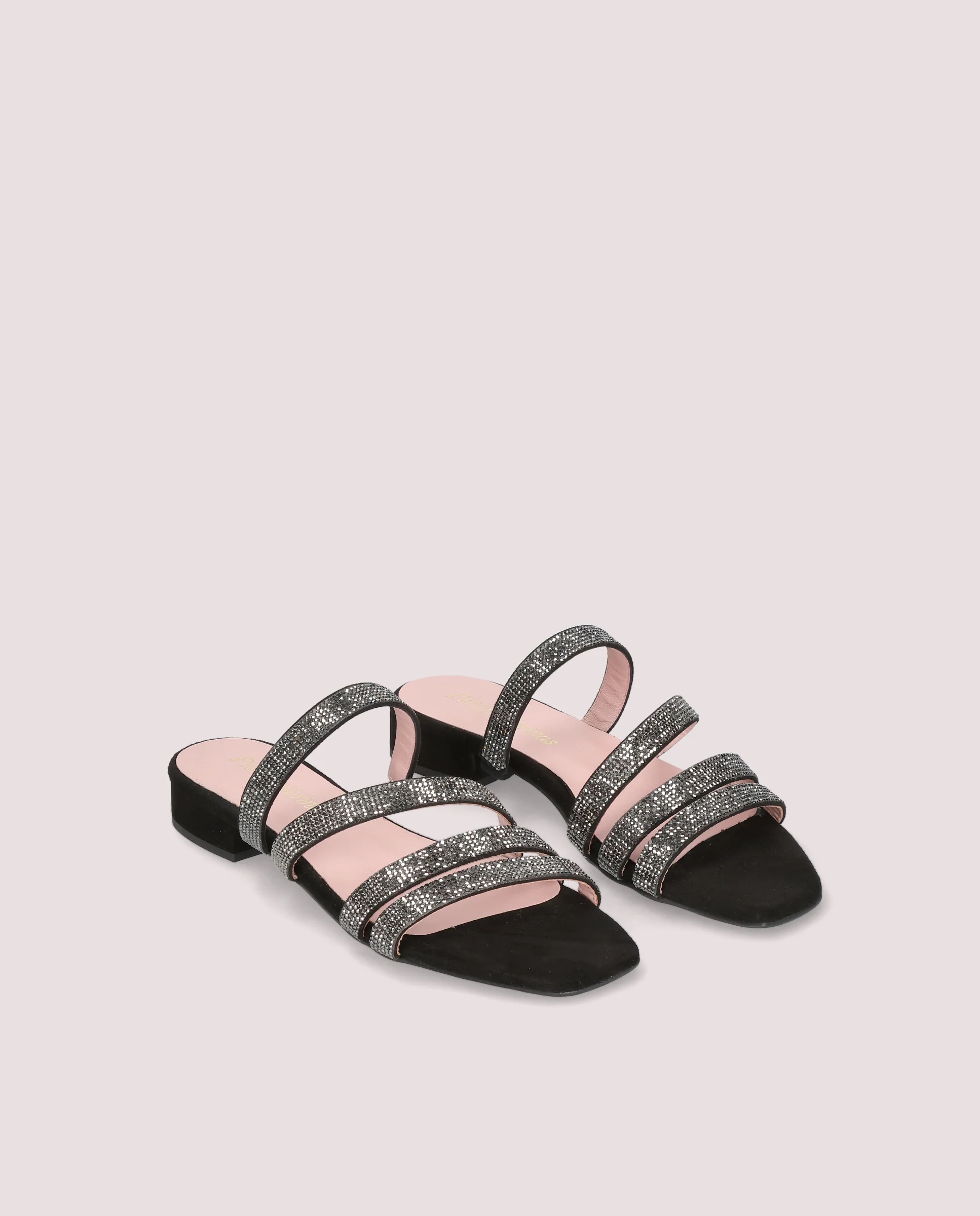 Sandalias Eva Negros Ante