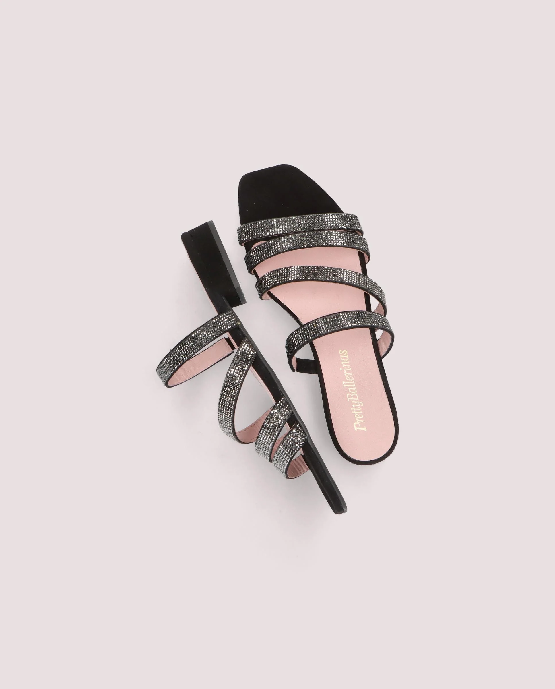 Sandalias Eva Negros Ante - Image 5
