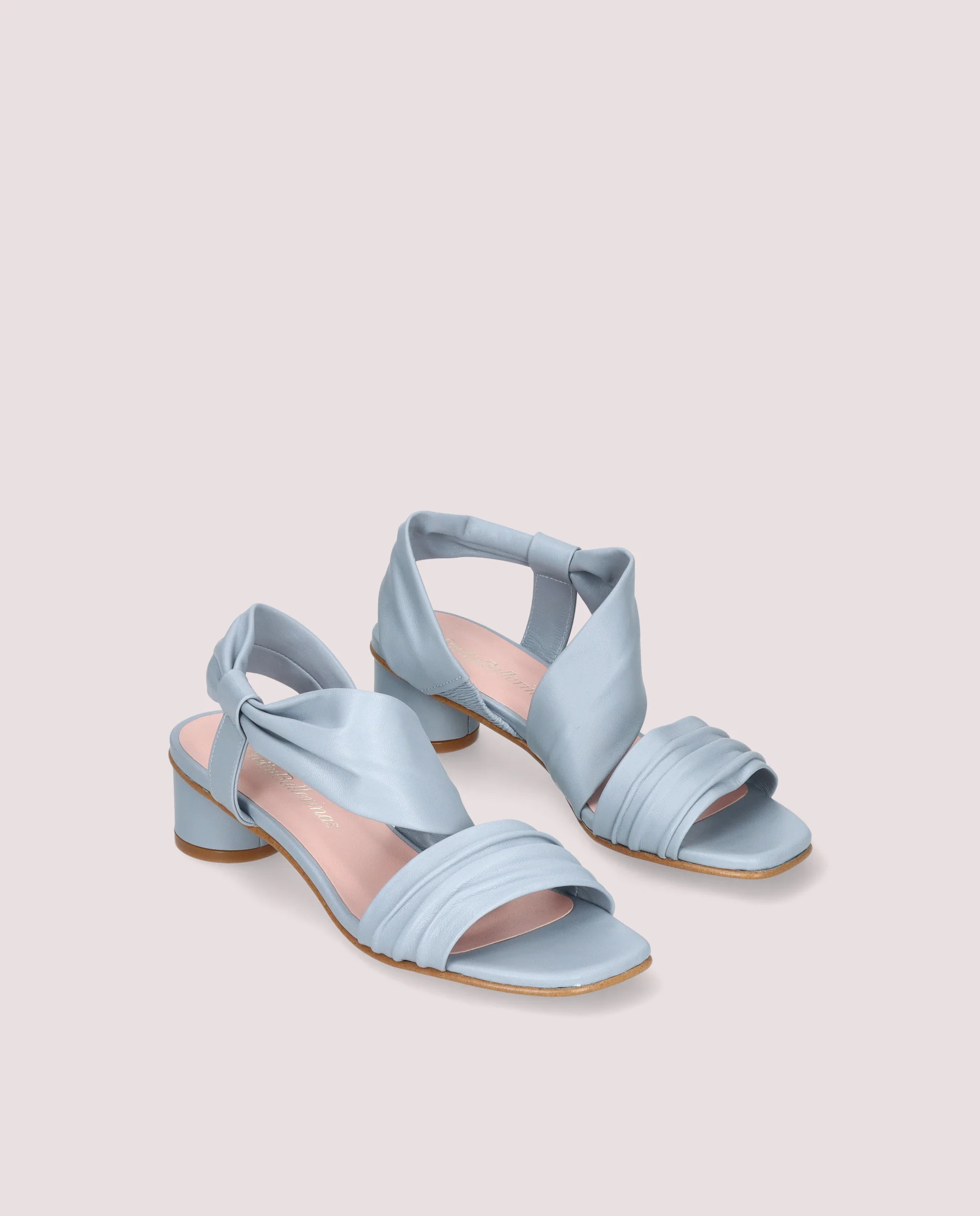 Sandalias François Azules Piel