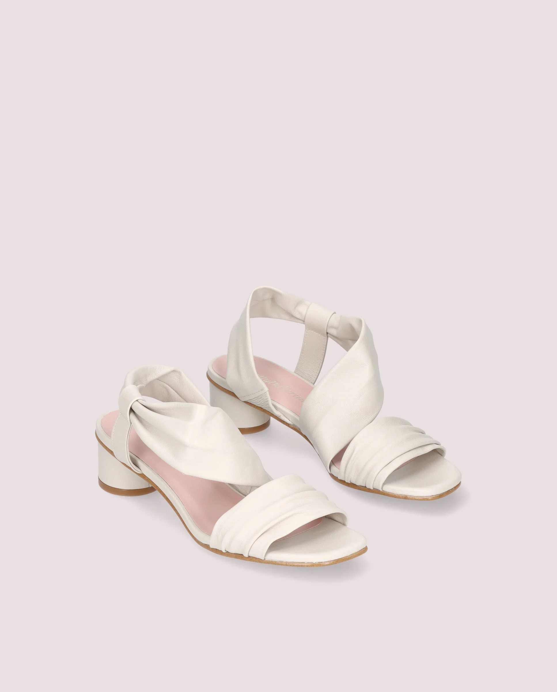 Sandalias François Blancos Piel