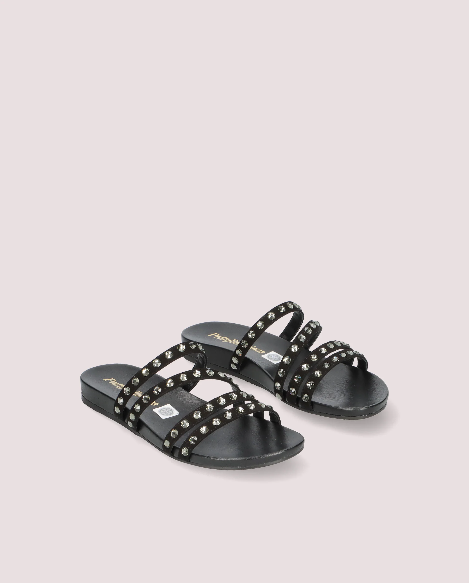 Sandalias Ivy Negros Ante