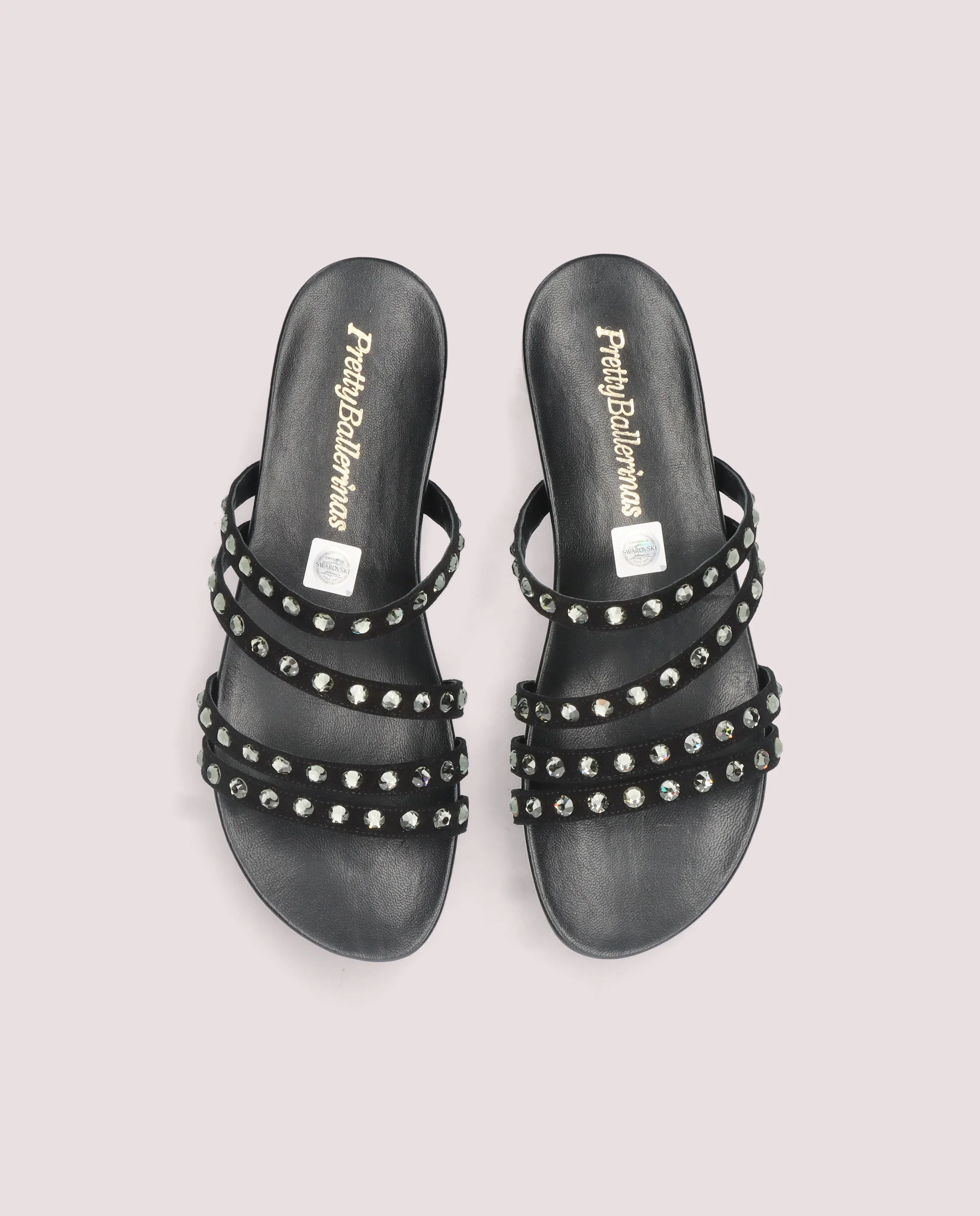 Sandalias Ivy Negros Ante - Image 2