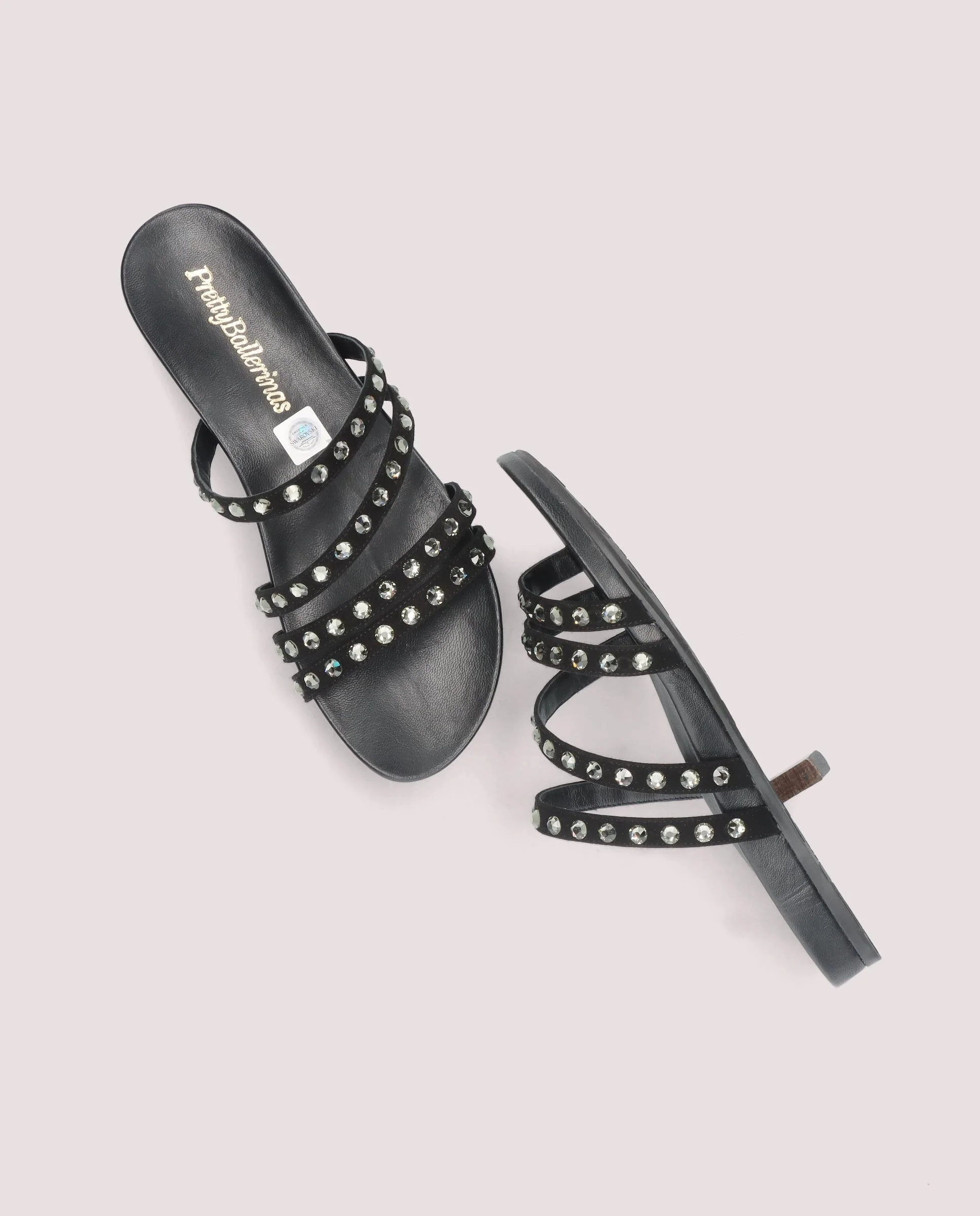 Sandalias Ivy Negros Ante - Image 4
