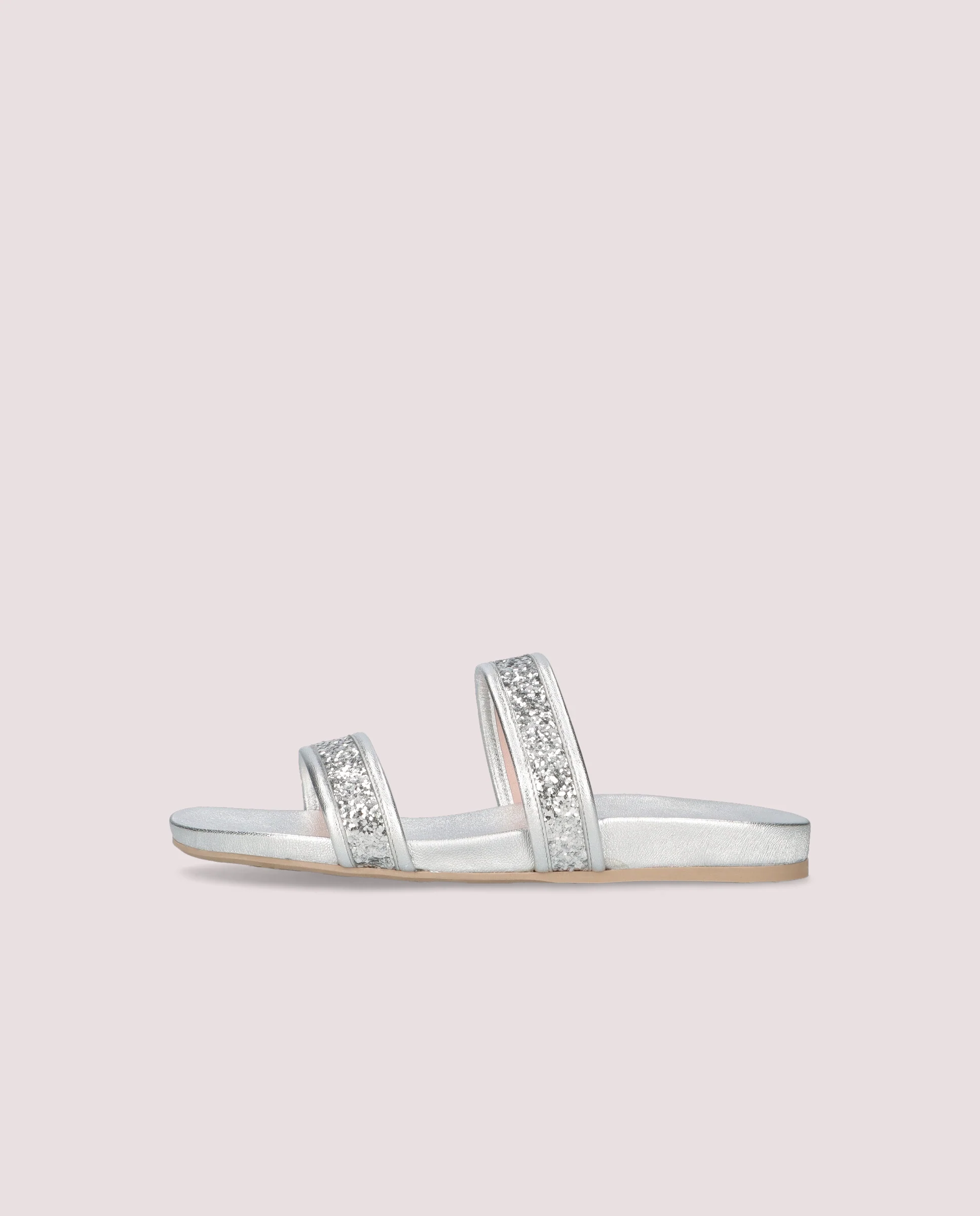 Sandalias Ivy Plateados Tejidos - Image 3