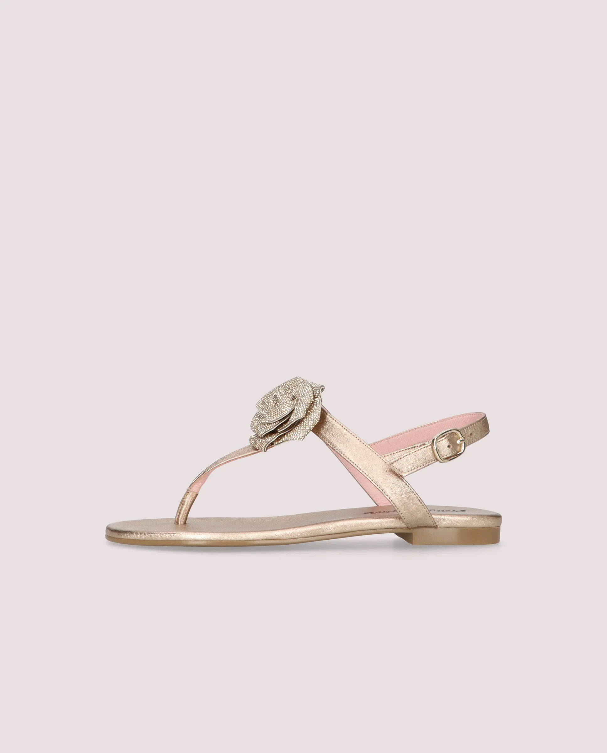 Sandalias Judy Dorados Pieles metalizadas - Image 3