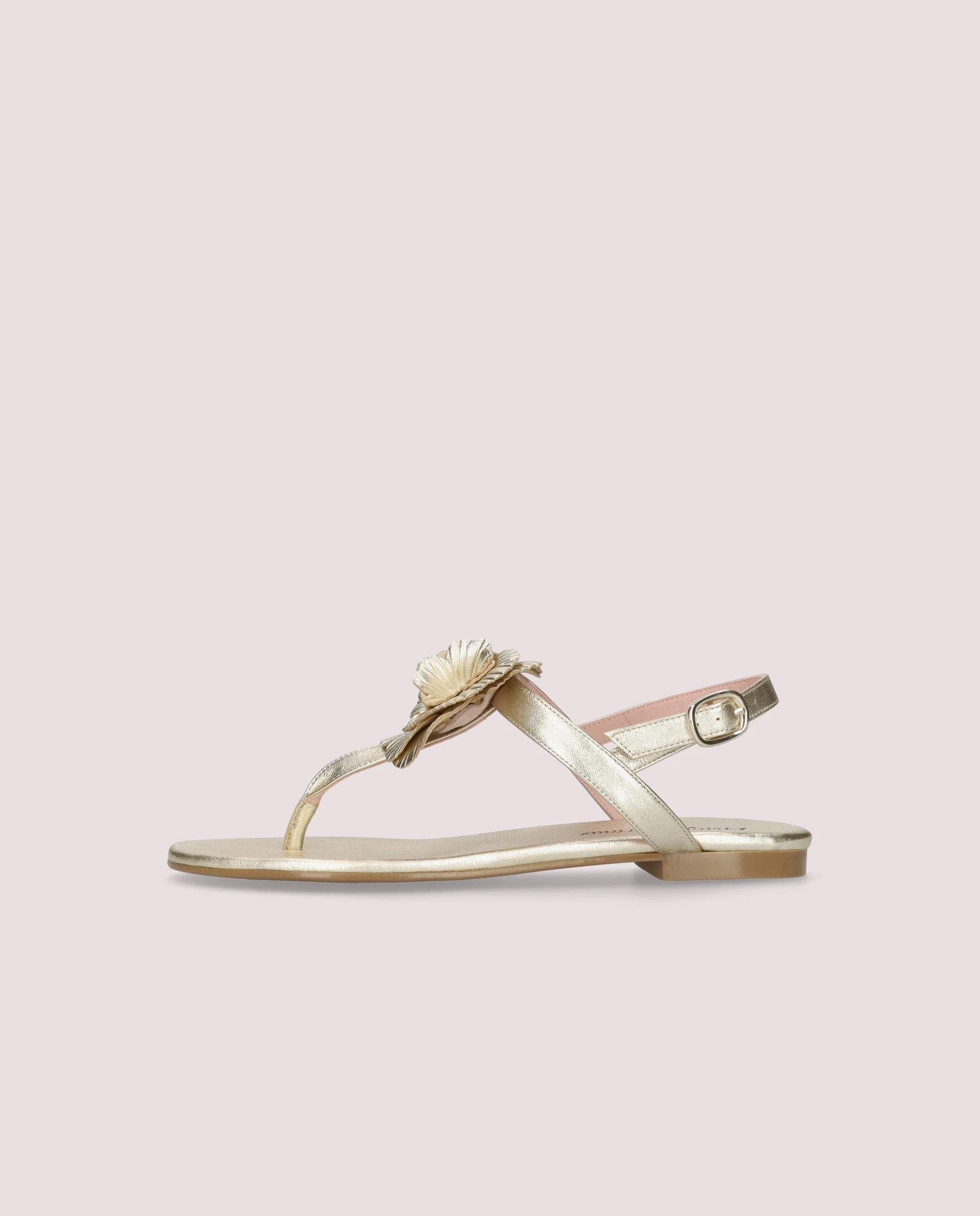 Sandalias Judy Dorados Pieles metalizadas - Image 3