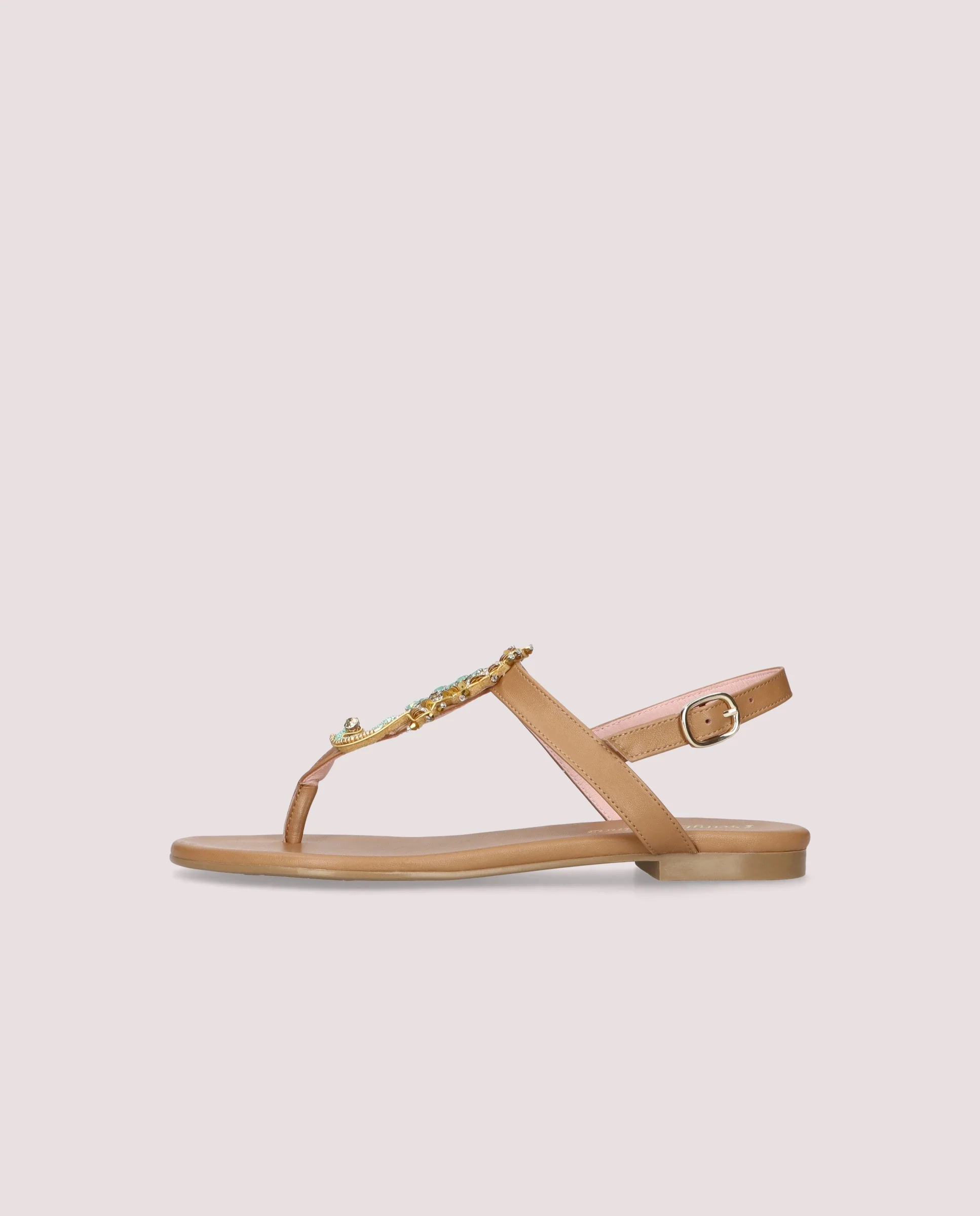 Sandalias Judy Marrones Piel - Image 3