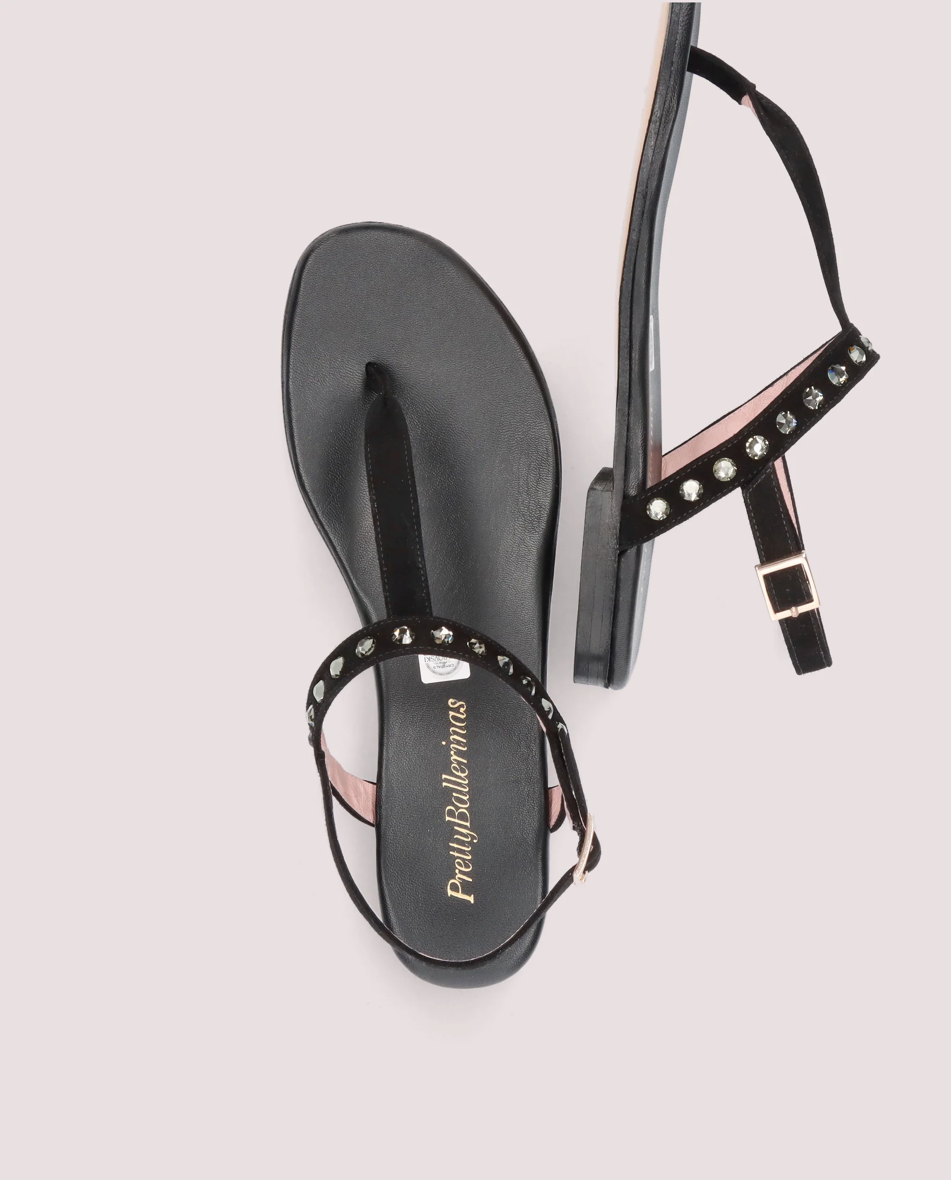 Sandalias Judy Negros Ante - Image 4
