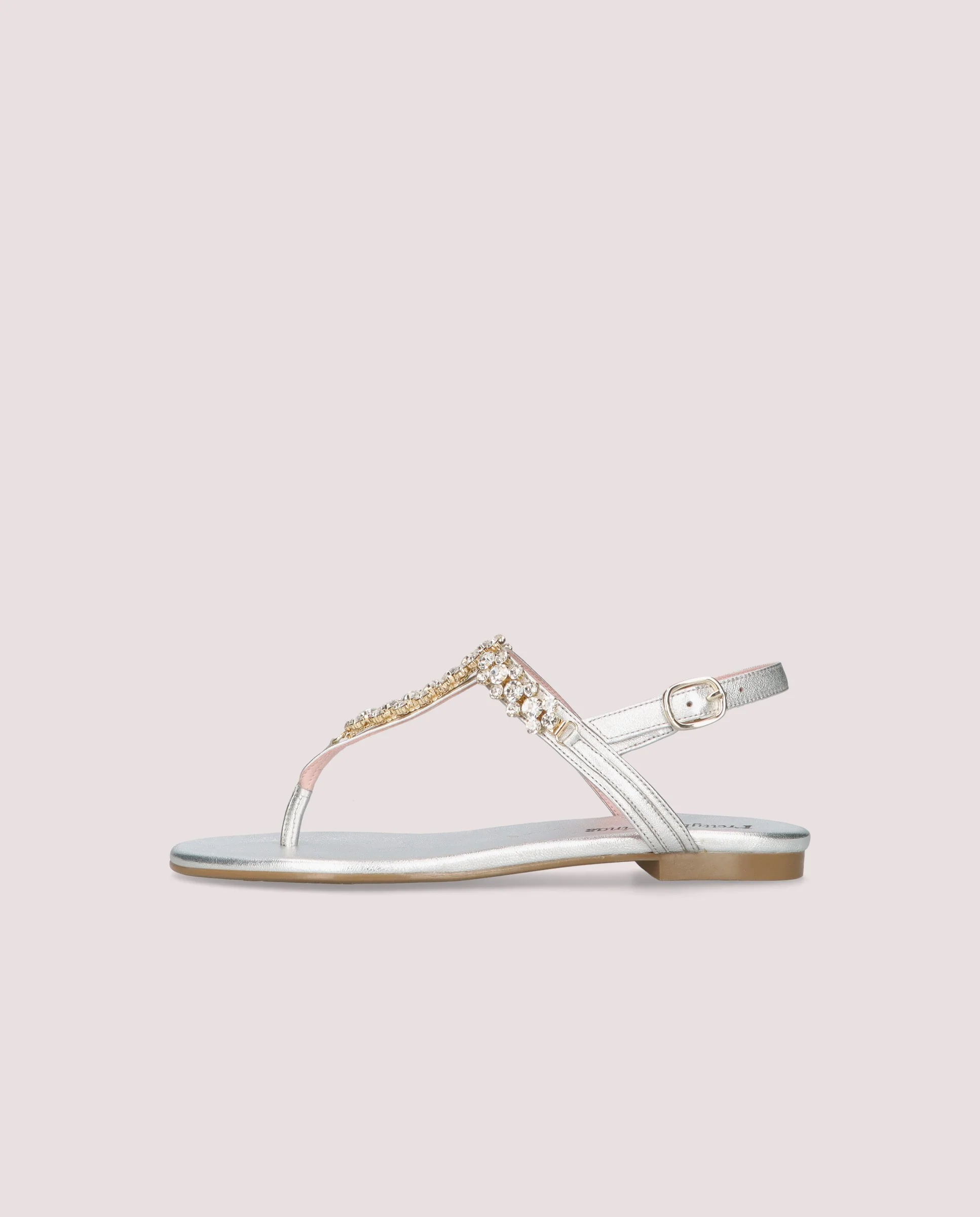 Sandalias Judy Plateados Pieles metalizadas - Image 3