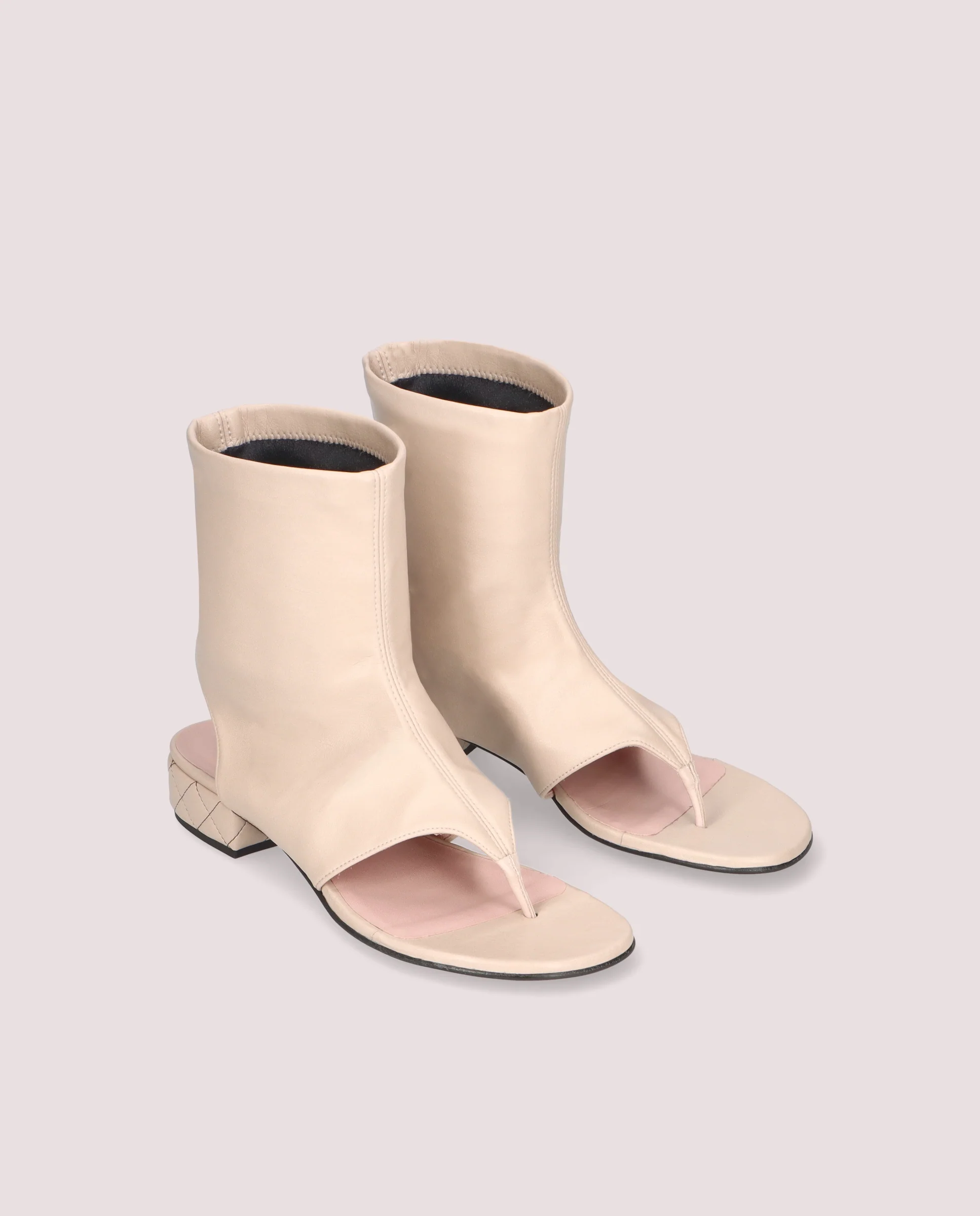 Sandalias Lulu Beiges Tejidos