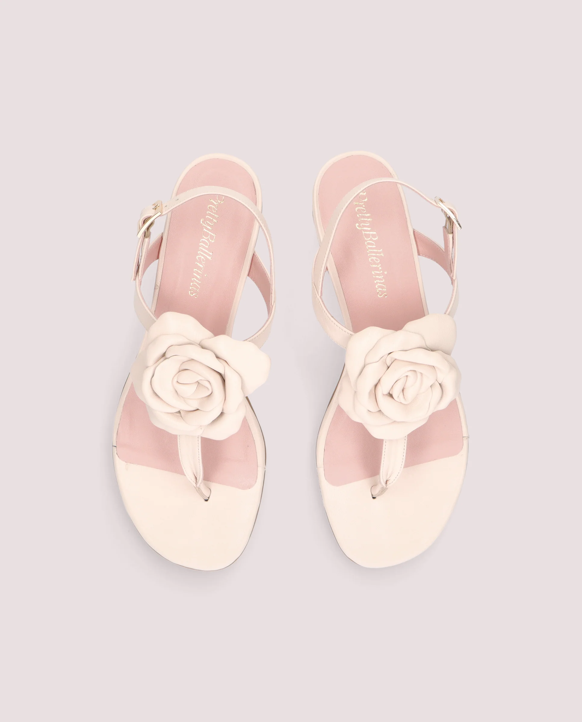 Sandalias Lulu Rosas Piel - Image 2