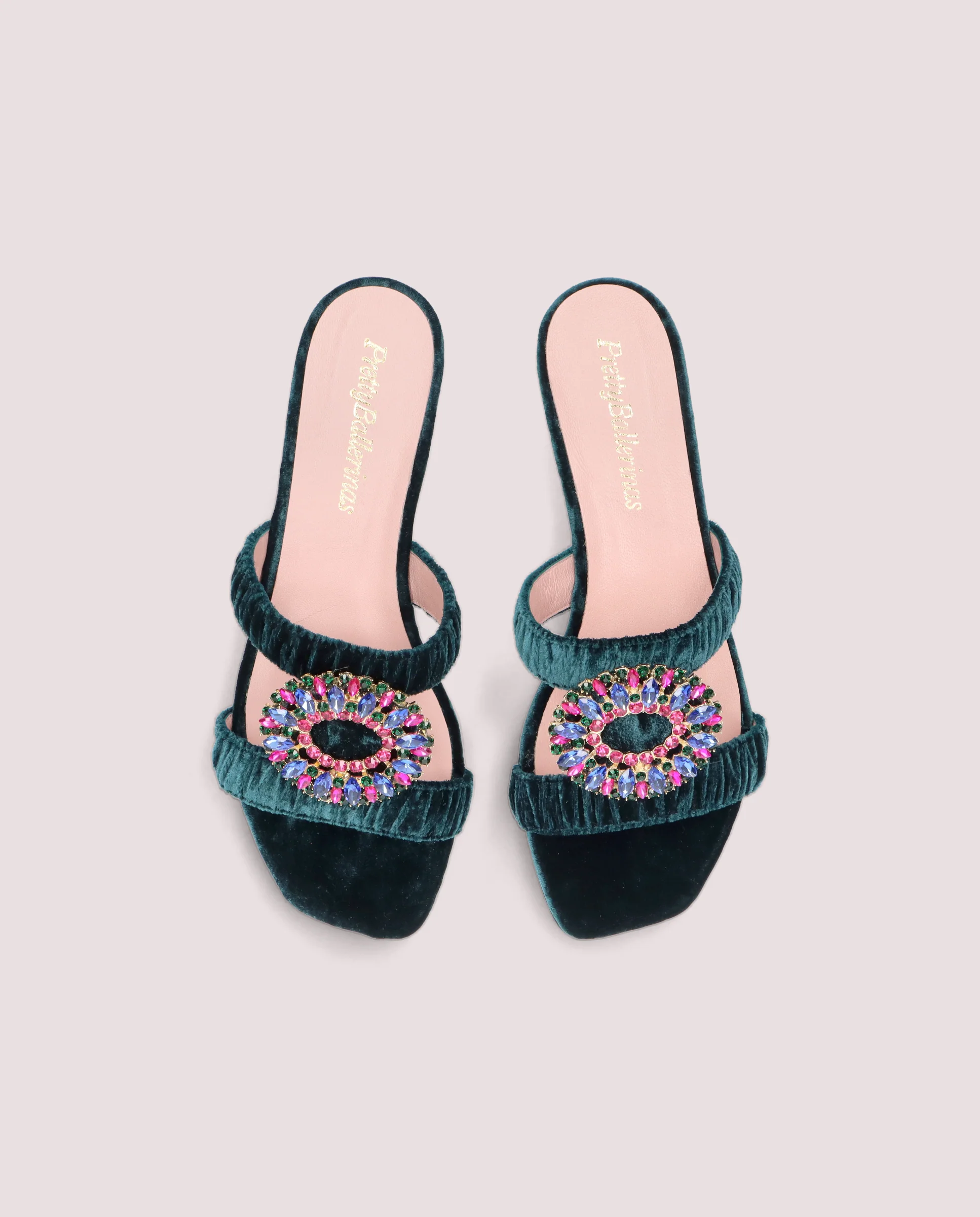 Sandalias Olivia Verdes Tejidos - Image 2