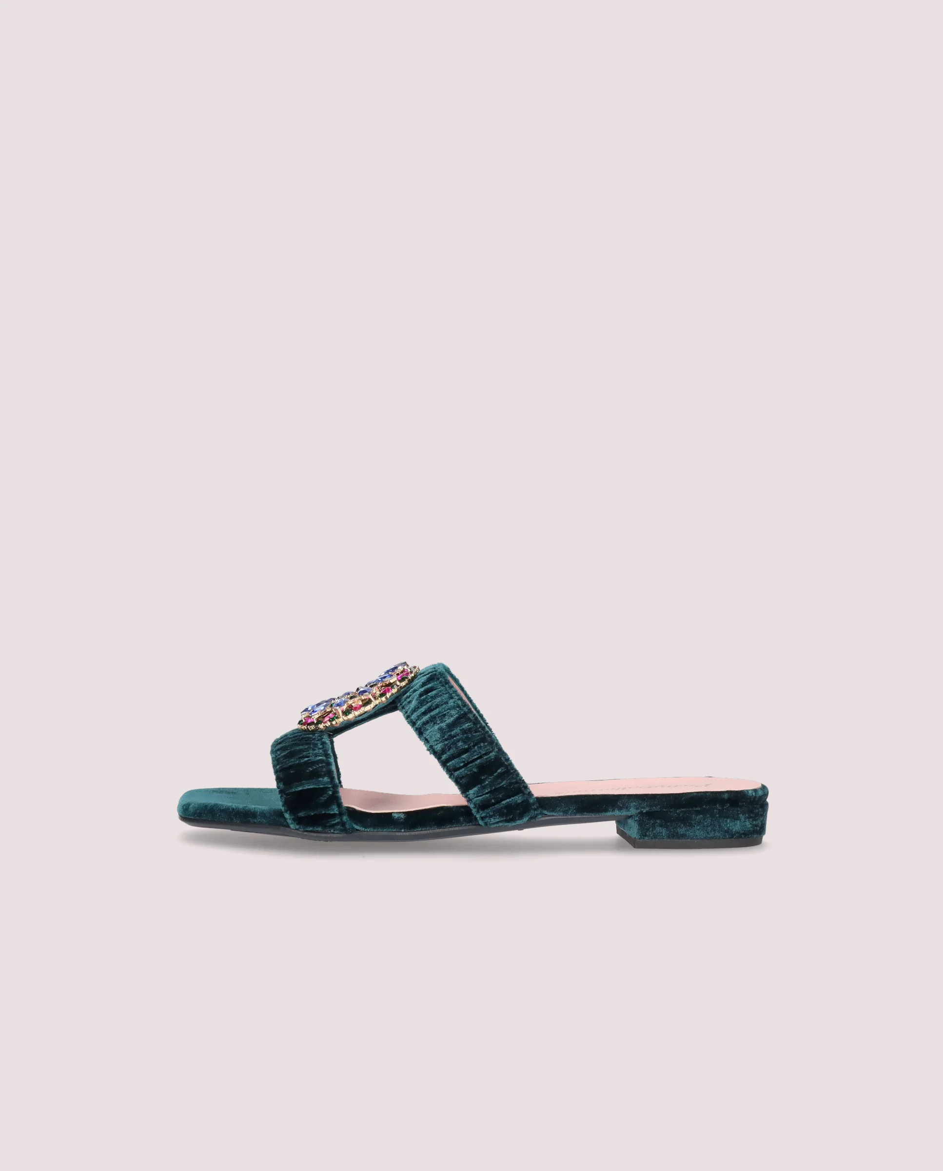 Sandalias Olivia Verdes Tejidos - Image 3