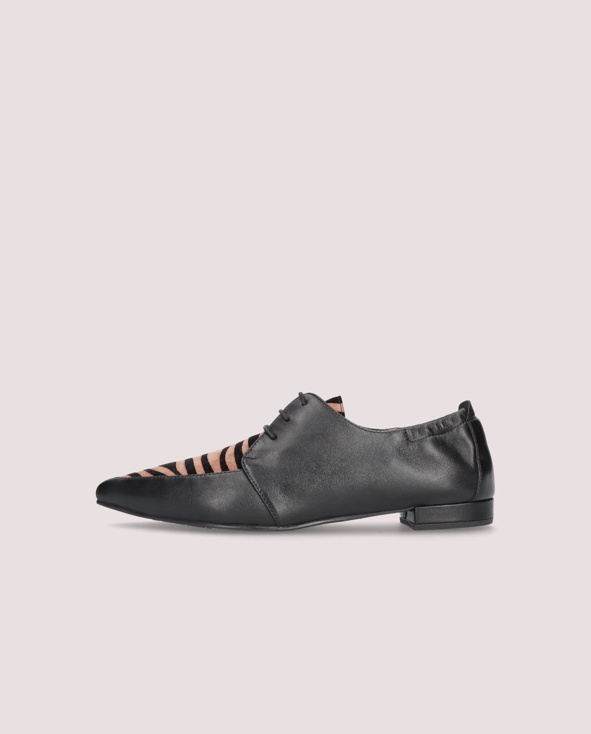 Zapatos Acordonados Clementine Negros Piel - Image 3